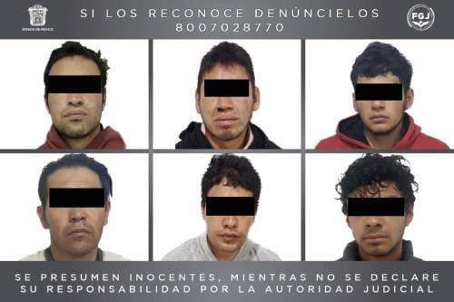 Caen seis presuntos secuestradores y homicidas de mujer en Almoloya de Juárez